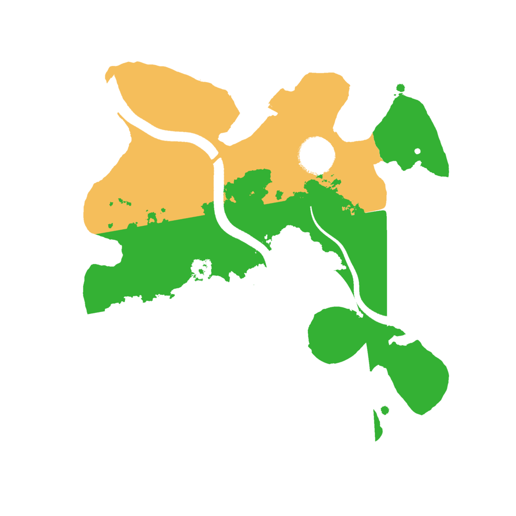 Biome Rust Map: Procedural Map, Size: 2500, Seed: 344477906