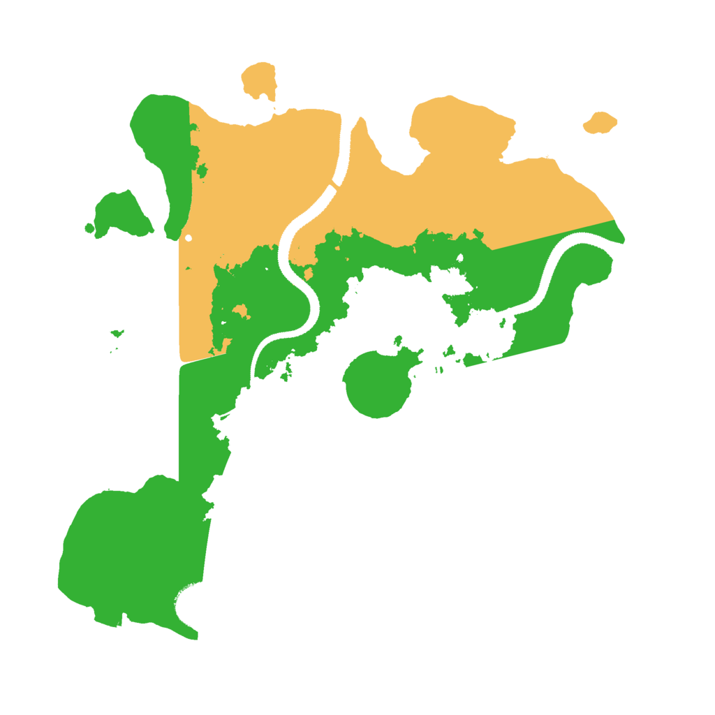 Biome Rust Map: Procedural Map, Size: 3000, Seed: 1845924008