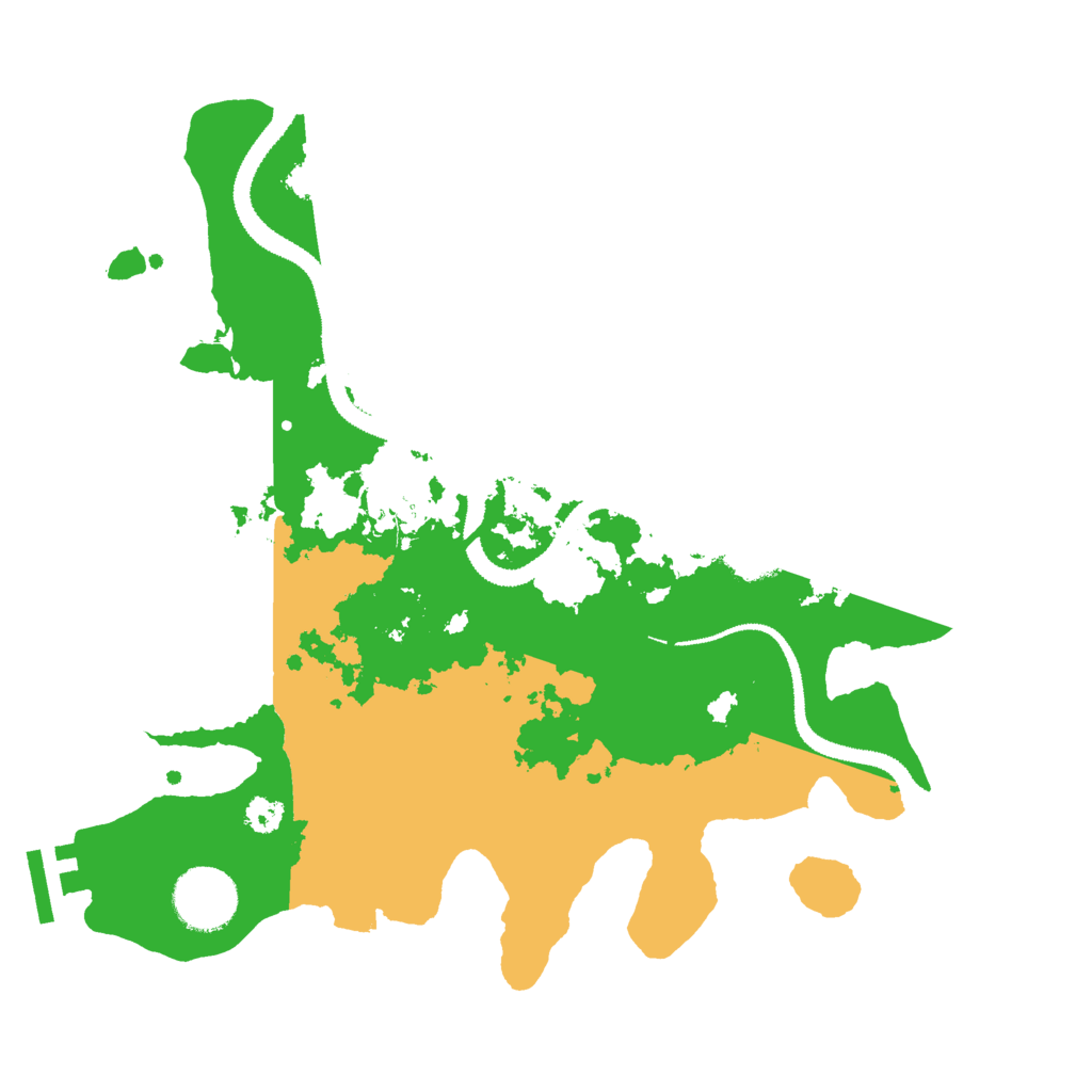 Biome Rust Map: Procedural Map, Size: 3000, Seed: 383078693