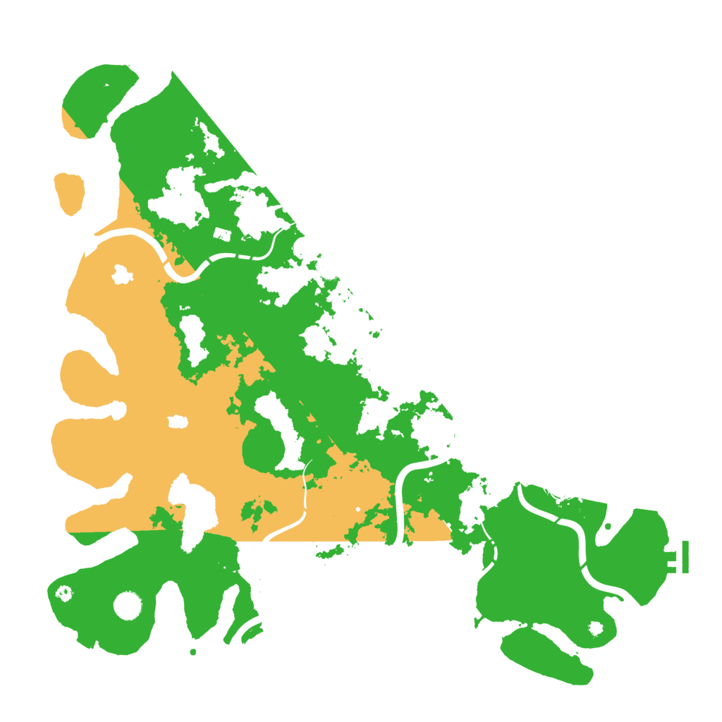 Biome Rust Map: Procedural Map, Size: 4500, Seed: 350414014