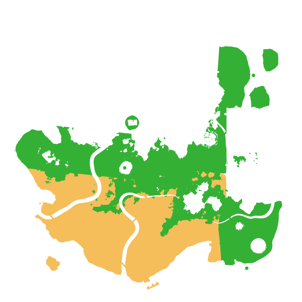 Biome Rust Map: Procedural Map, Size: 3500, Seed: 1486442383