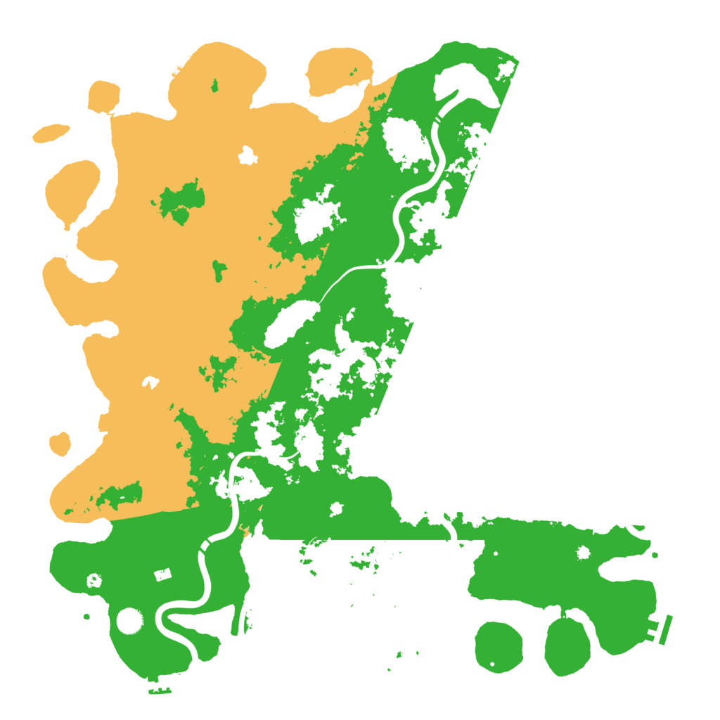 Biome Rust Map: Procedural Map, Size: 4800, Seed: 1524450348
