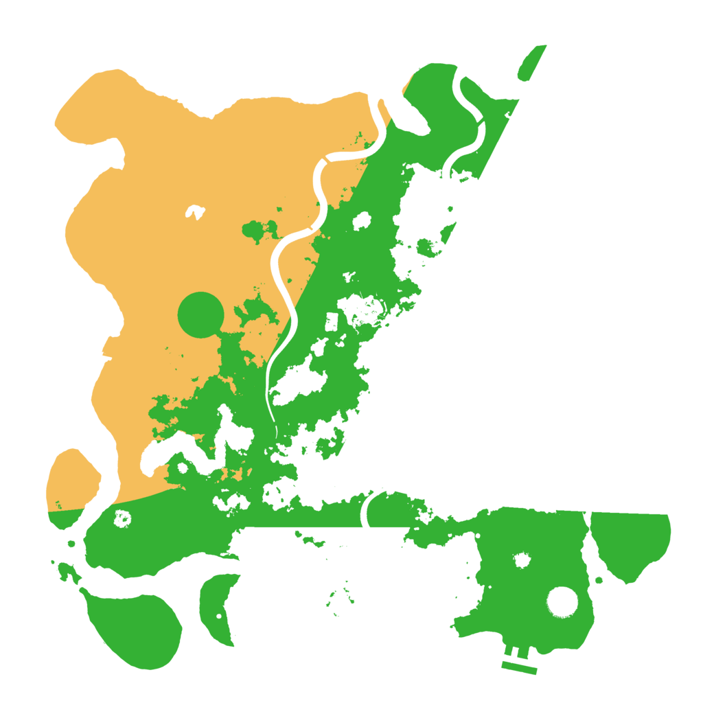 Biome Rust Map: Procedural Map, Size: 4000, Seed: 586739665
