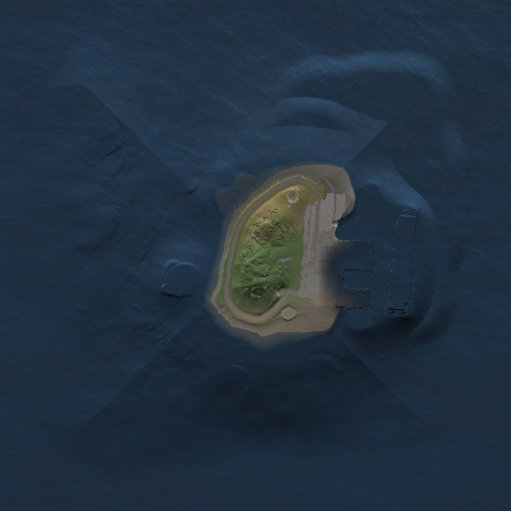 Rust Map: Procedural Map, Size: 1000, Seed: 1434229246, 2 Monuments