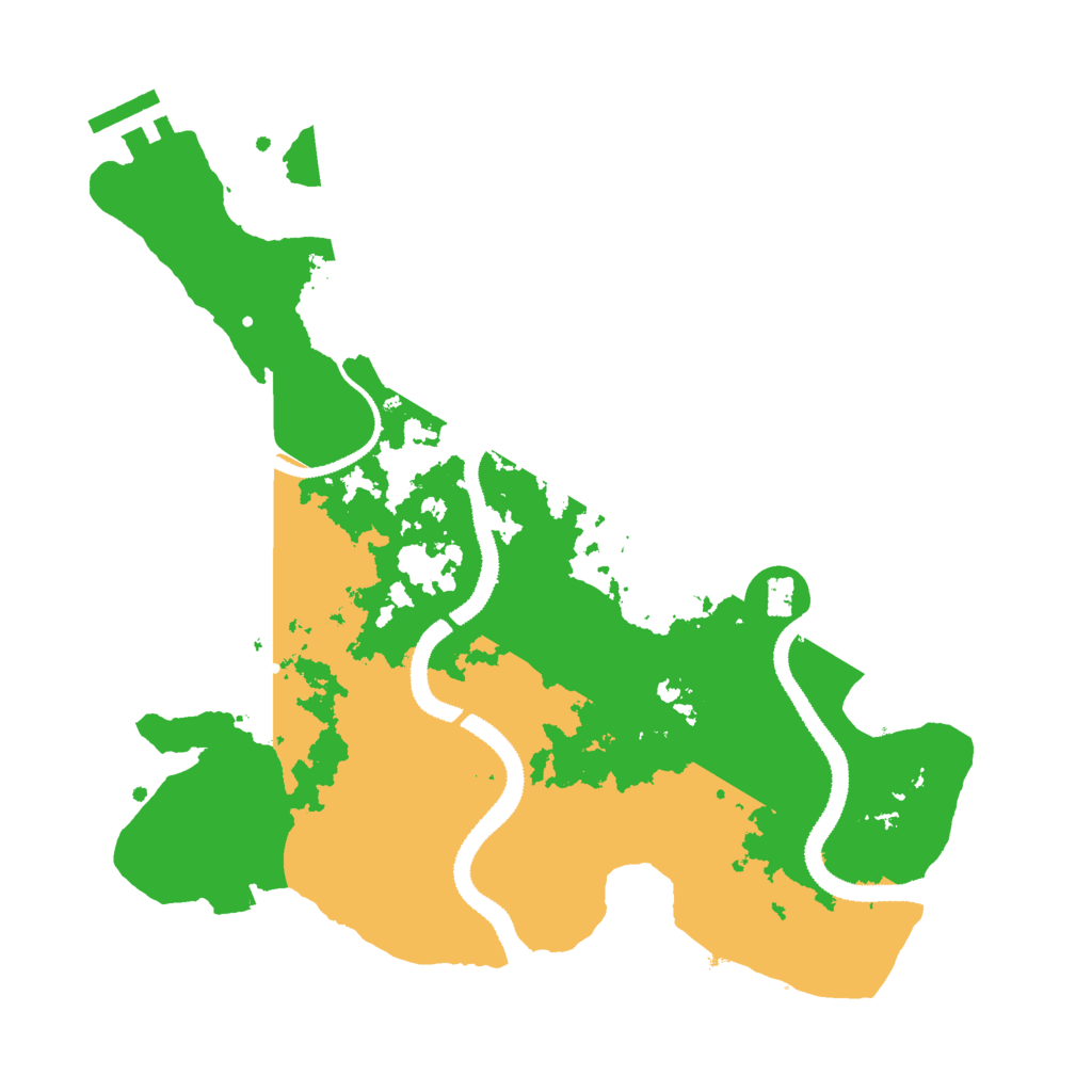 Biome Rust Map: Procedural Map, Size: 3000, Seed: 1243913532