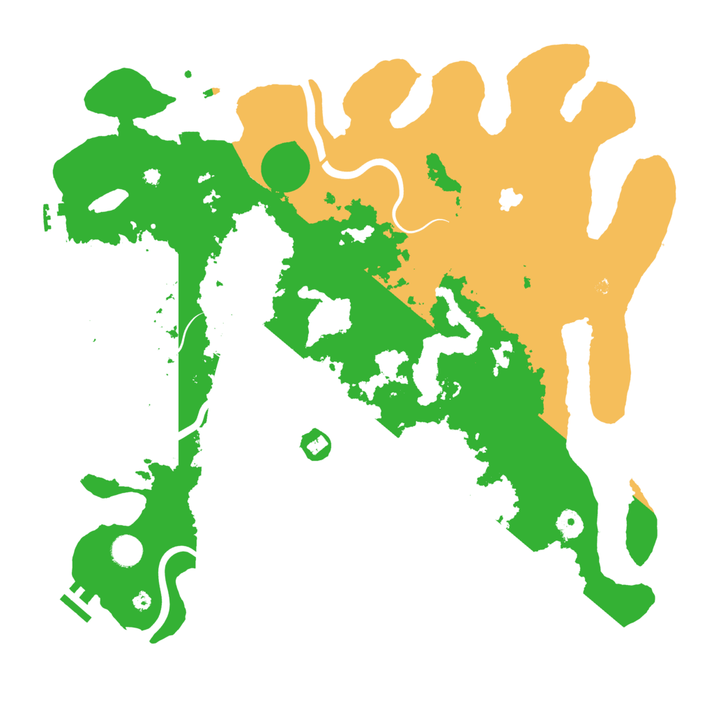 Biome Rust Map: Procedural Map, Size: 4000, Seed: 535076615