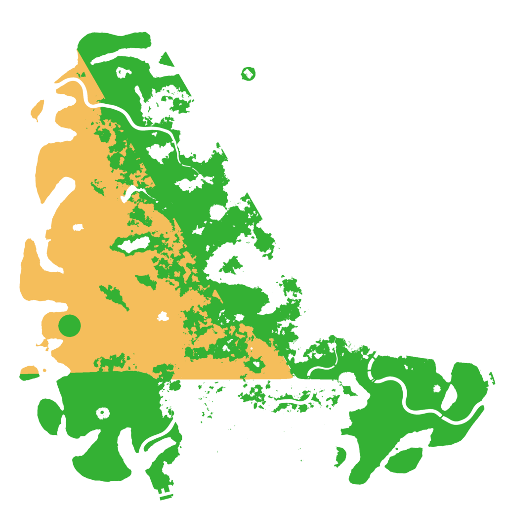 Biome Rust Map: Procedural Map, Size: 6000, Seed: 20260405