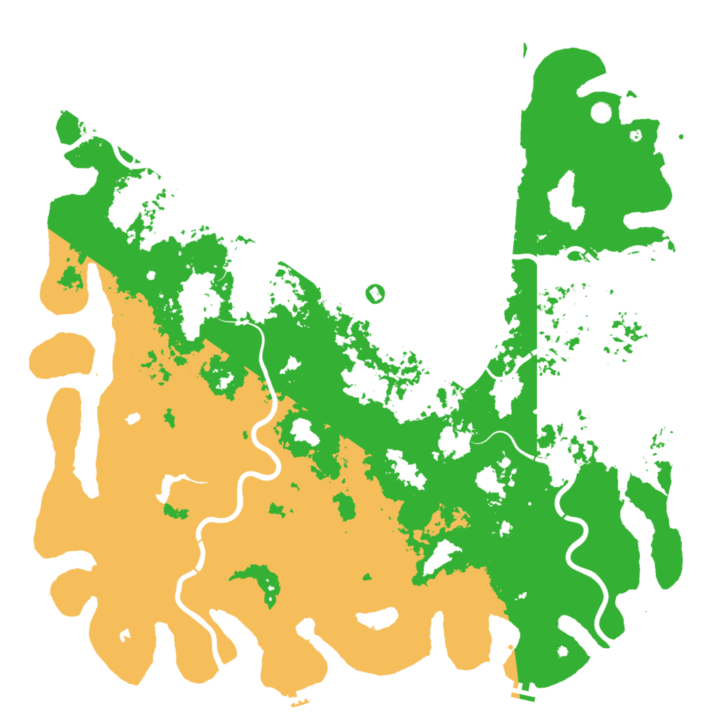 Biome Rust Map: Procedural Map, Size: 6000, Seed: 6844