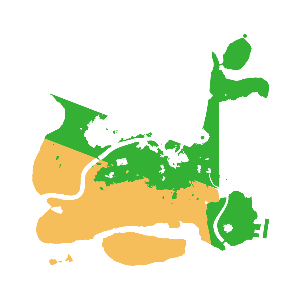 Biome Rust Map: Procedural Map, Size: 3000, Seed: 79838