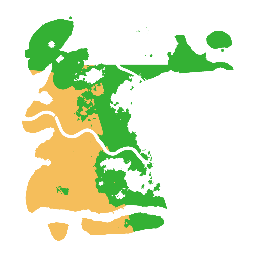 Biome Rust Map: Procedural Map, Size: 3500, Seed: 1975438921