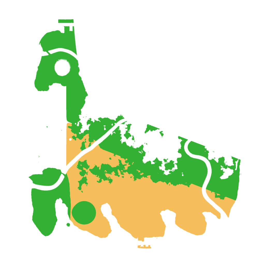 Biome Rust Map: Procedural Map, Size: 3000, Seed: 483317143