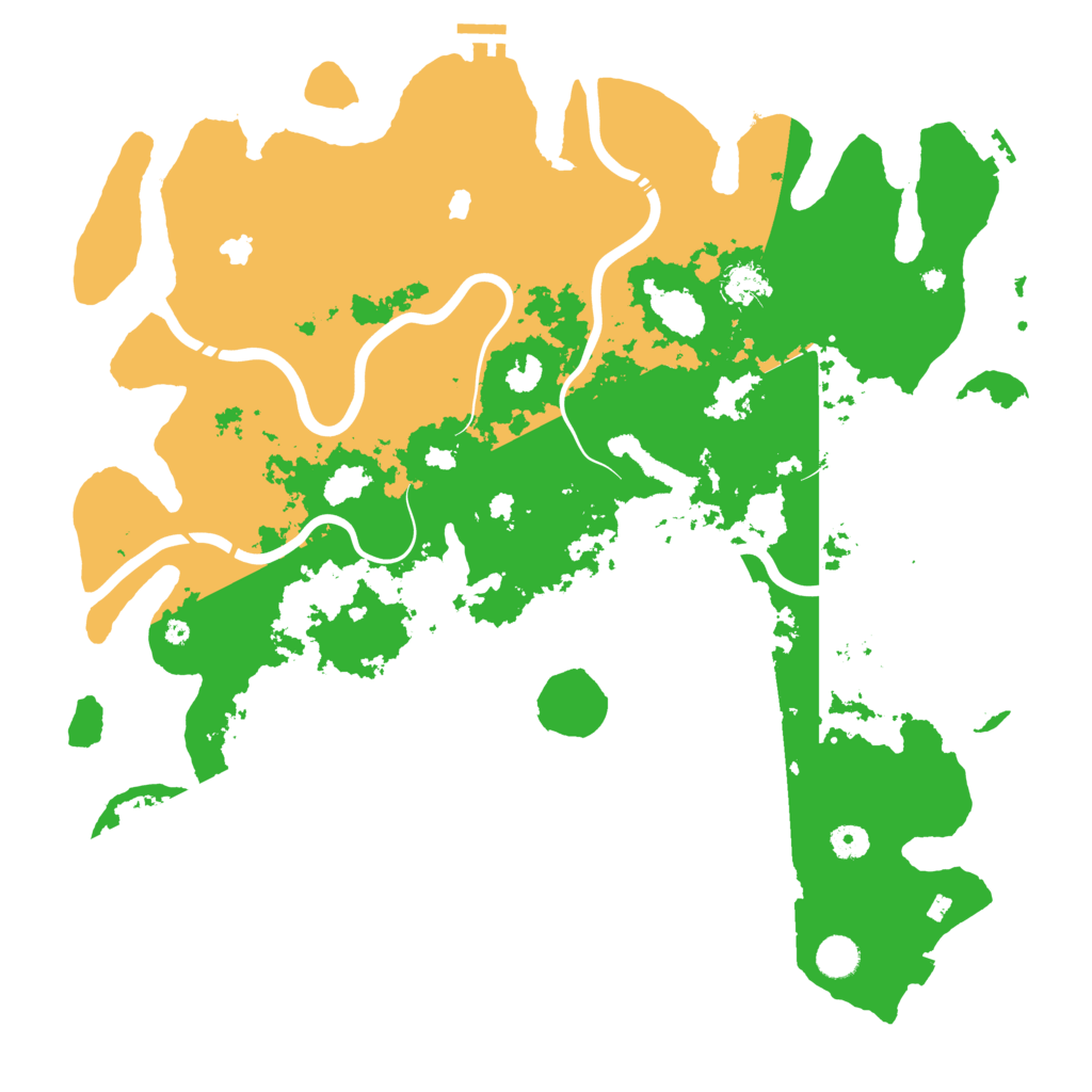 Biome Rust Map: Procedural Map, Size: 4500, Seed: 789550958