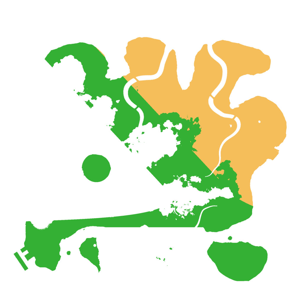 Biome Rust Map: Procedural Map, Size: 3000, Seed: 1200587979