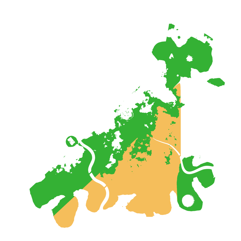 Biome Rust Map: Procedural Map, Size: 3500, Seed: 802977116