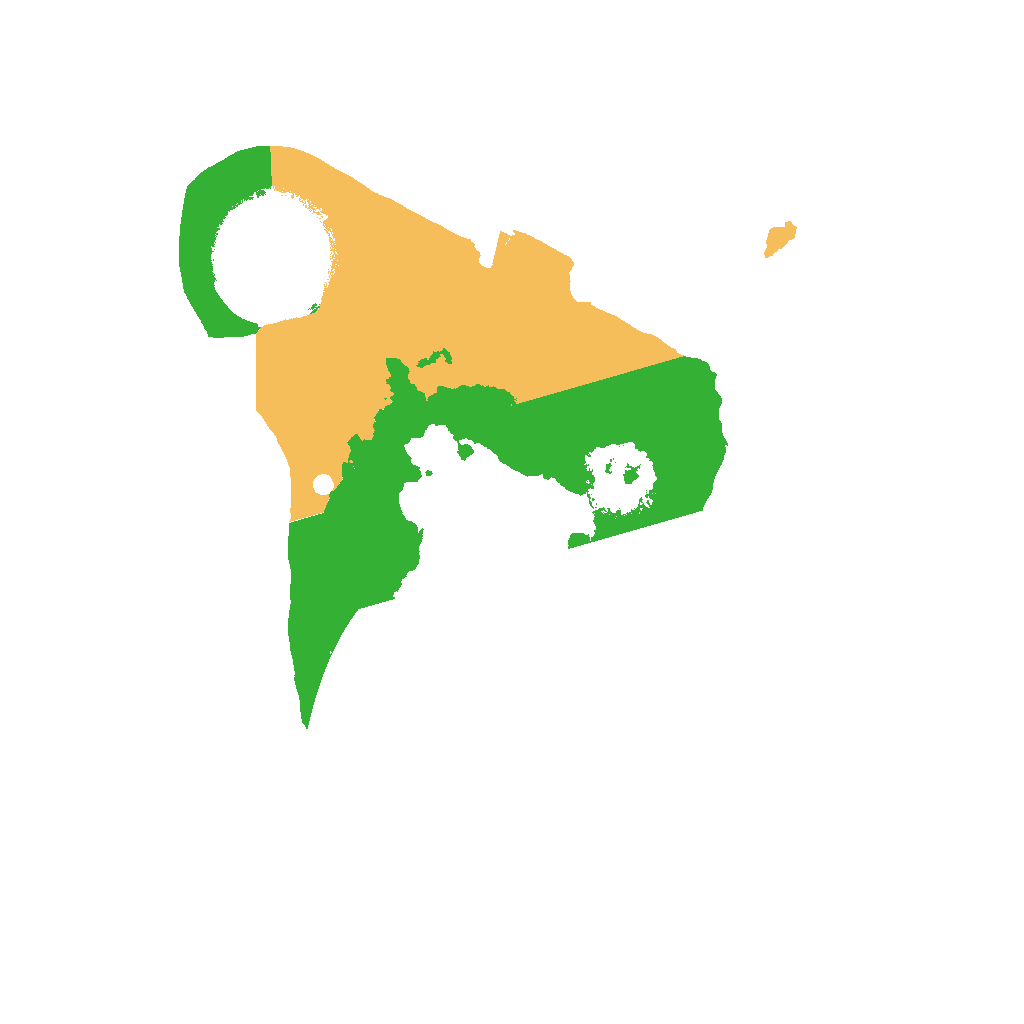 Biome Rust Map: Procedural Map, Size: 1500, Seed: 333806821