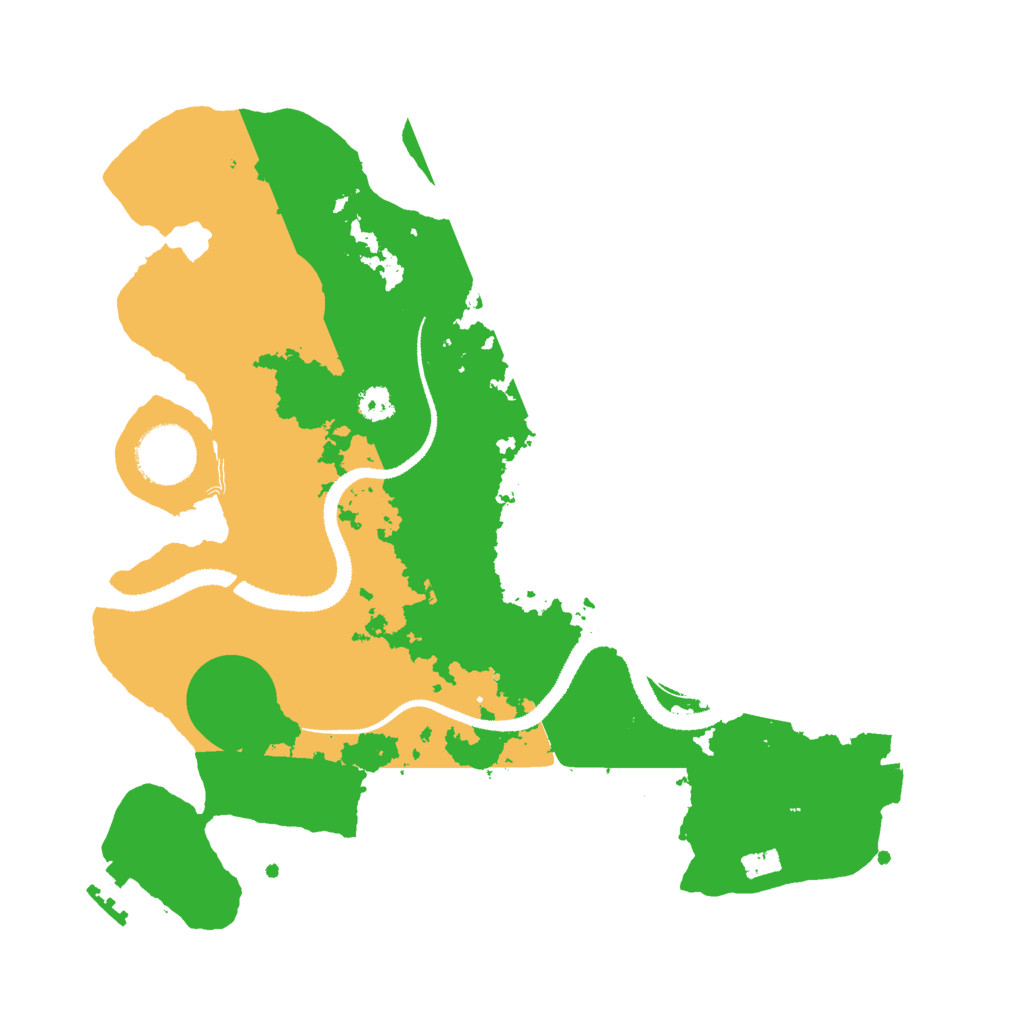 Biome Rust Map: Procedural Map, Size: 3000, Seed: 140362980