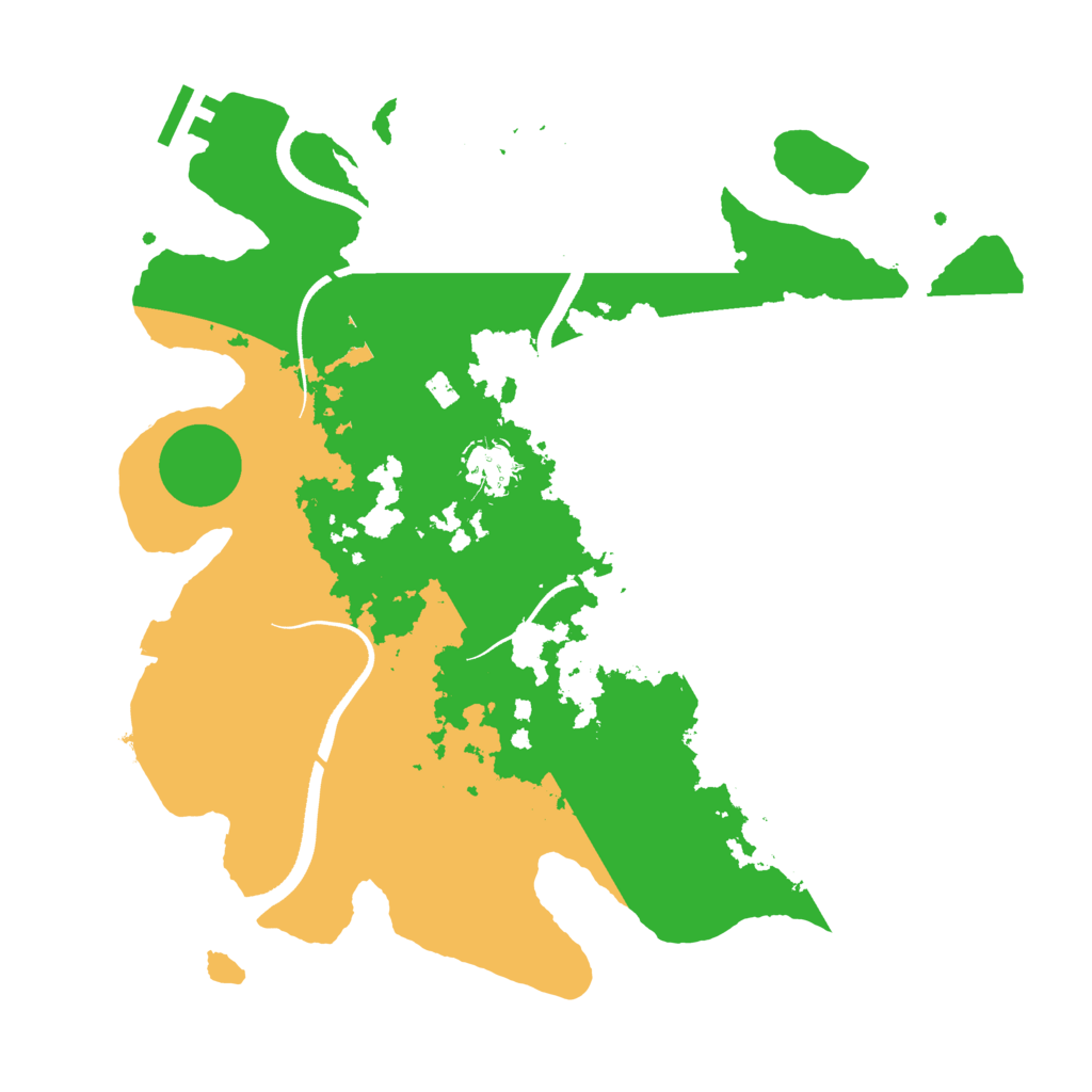 Biome Rust Map: Procedural Map, Size: 3500, Seed: 1022412951