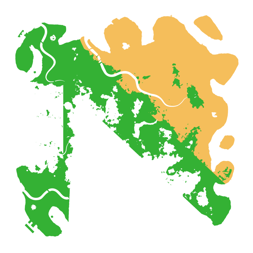 Biome Rust Map: Procedural Map, Size: 4500, Seed: 8979465