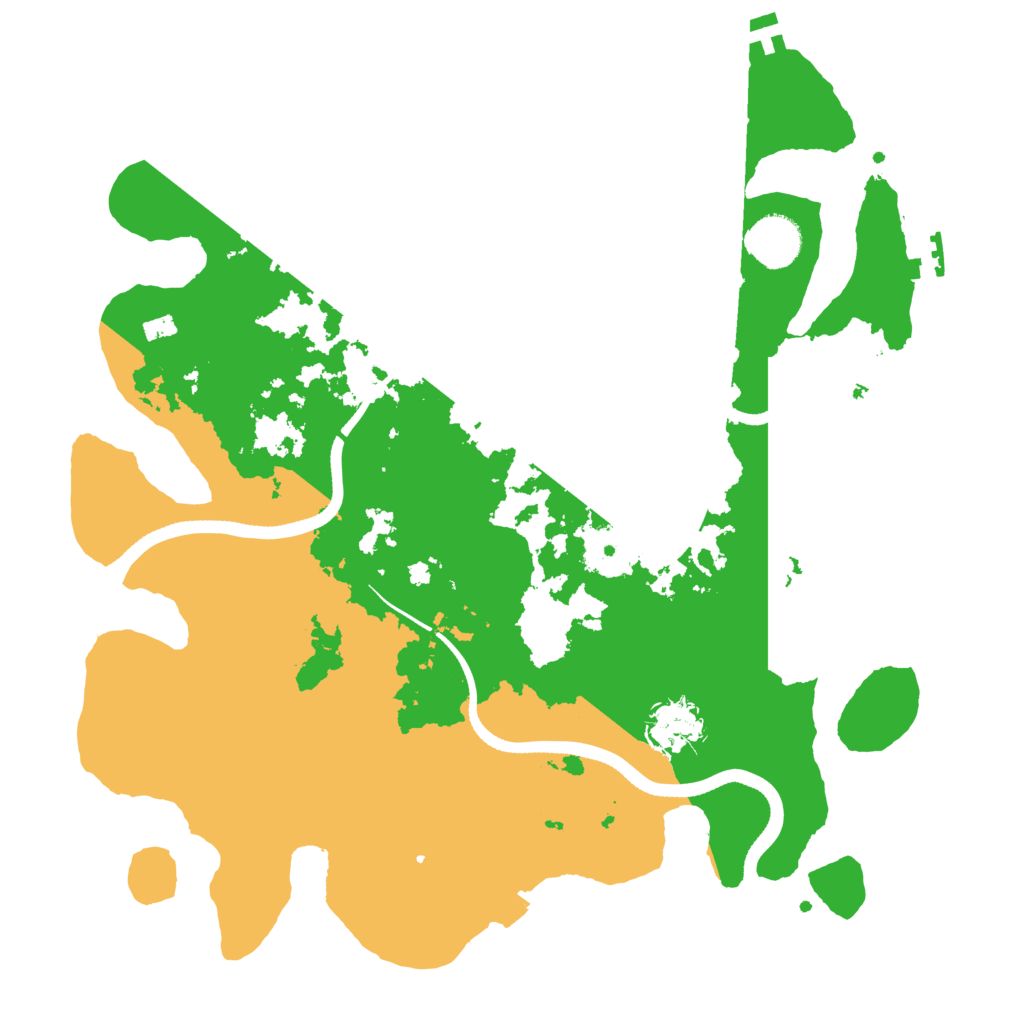 Biome Rust Map: Procedural Map, Size: 3500, Seed: 2084313752