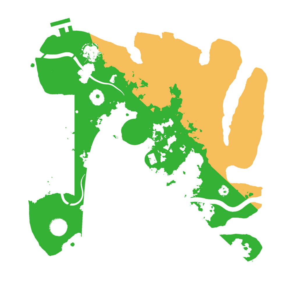 Biome Rust Map: Procedural Map, Size: 3000, Seed: 72422081