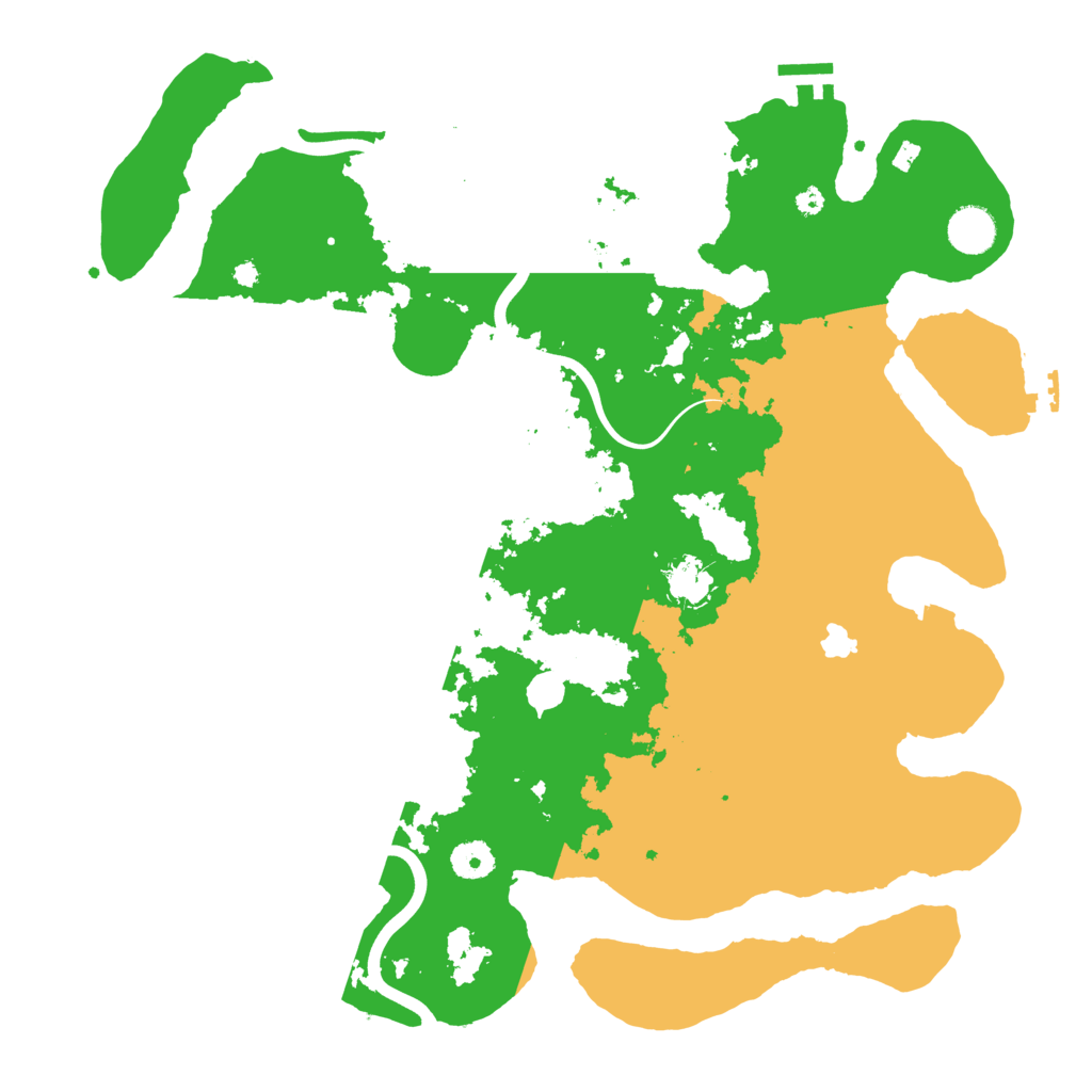Biome Rust Map: Procedural Map, Size: 4000, Seed: 8262