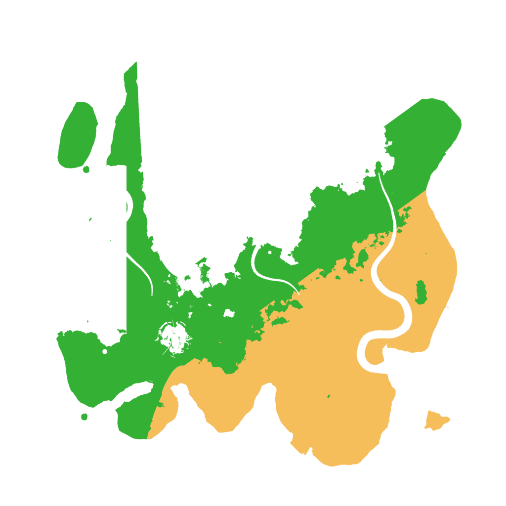 Biome Rust Map: Procedural Map, Size: 3000, Seed: 416769875