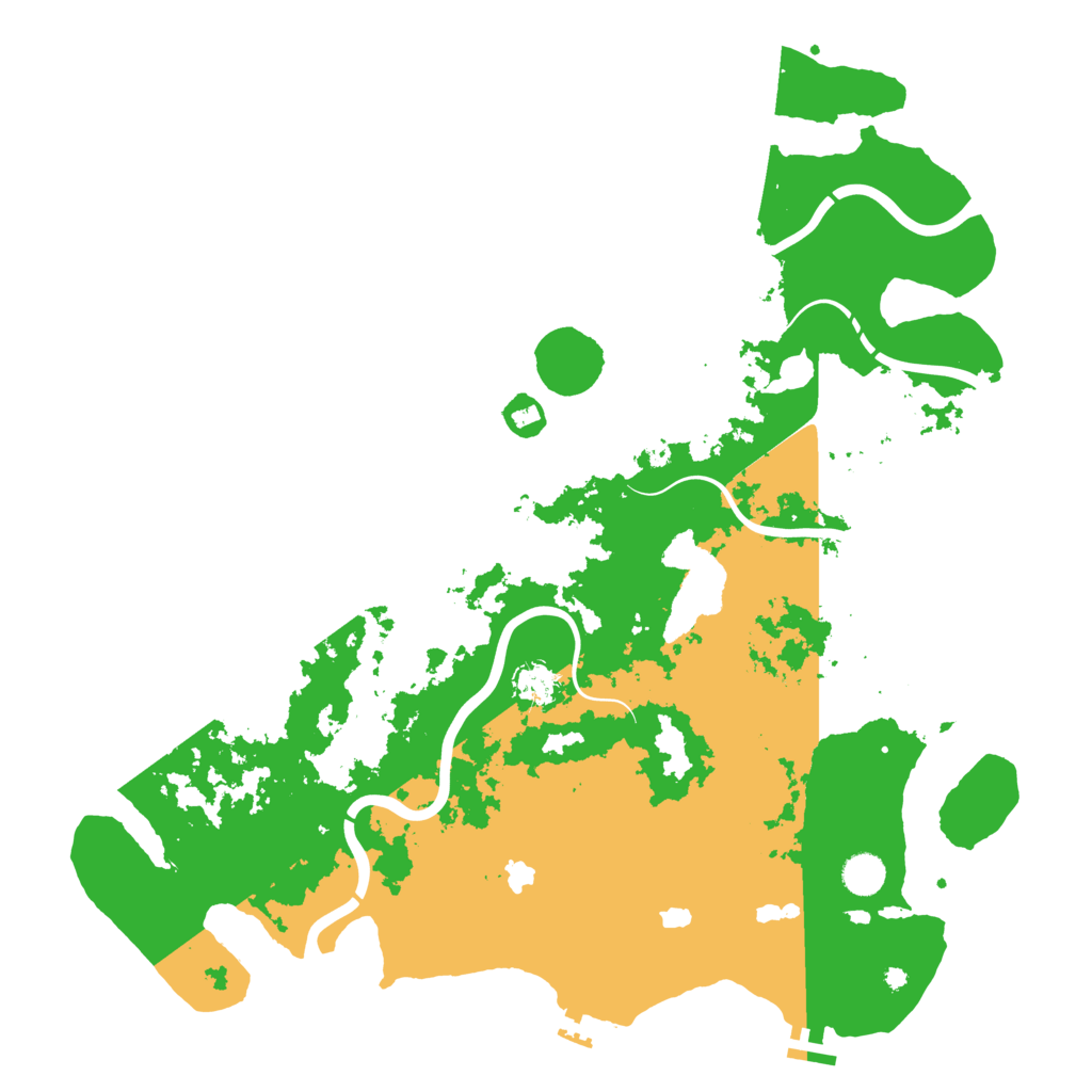 Biome Rust Map: Procedural Map, Size: 4500, Seed: 9295