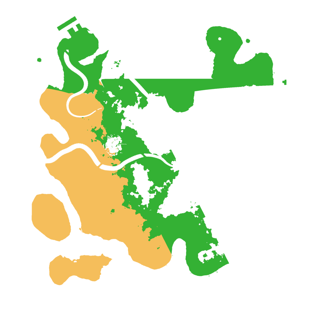 Biome Rust Map: Procedural Map, Size: 3000, Seed: 481150472
