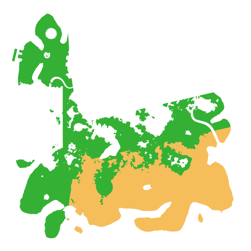 Biome Rust Map: Procedural Map, Size: 4000, Seed: 1214497996