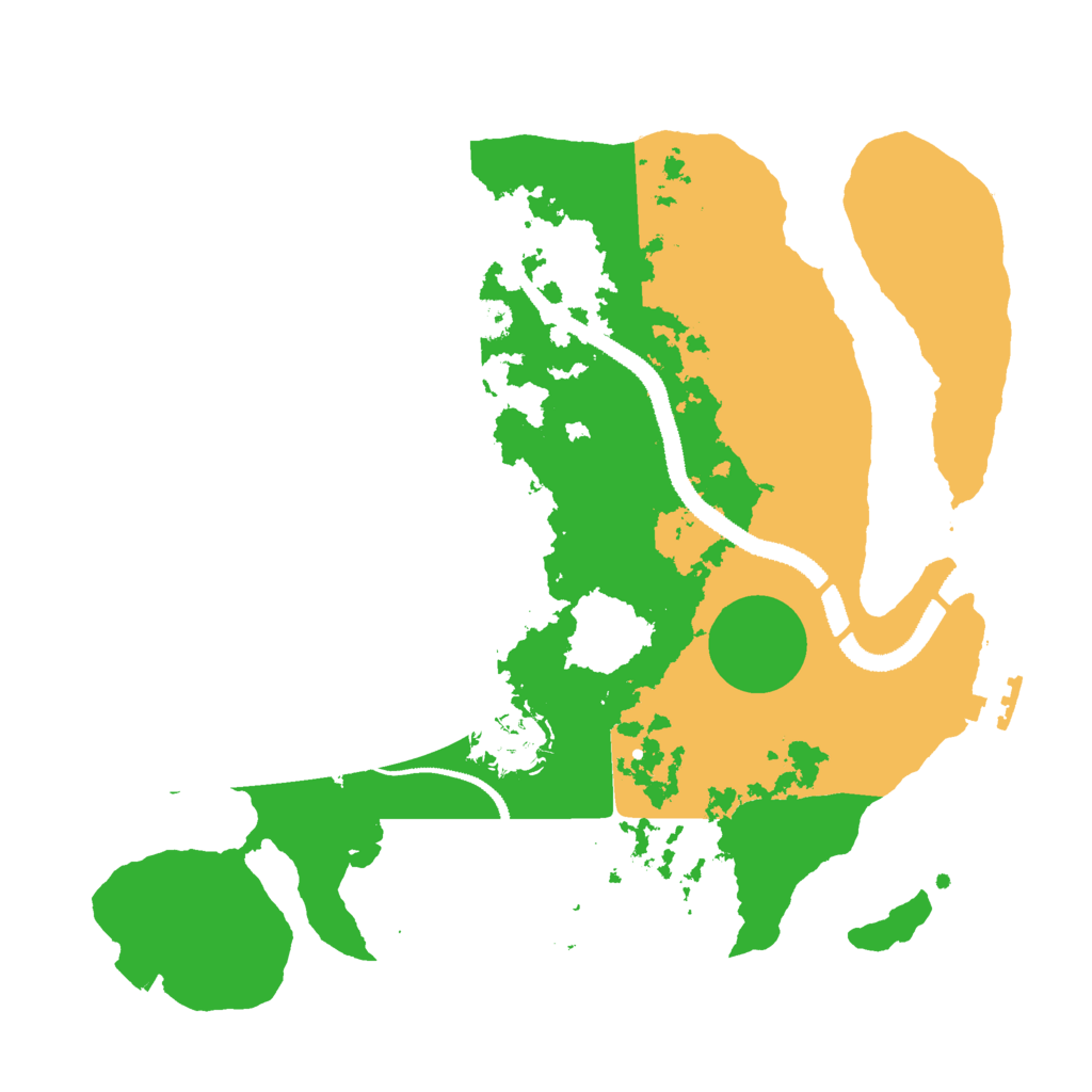 Biome Rust Map: Procedural Map, Size: 2950, Seed: 45634636