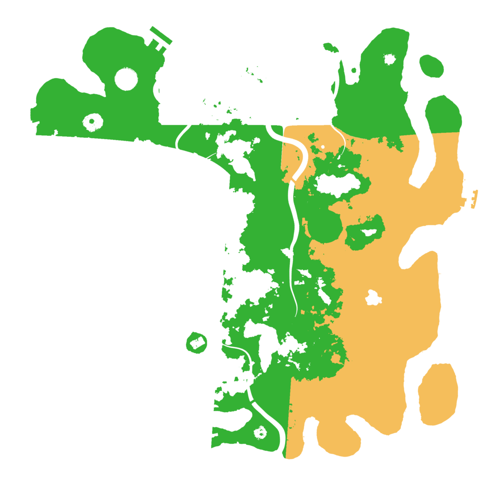 Biome Rust Map: Procedural Map, Size: 4000, Seed: 167954