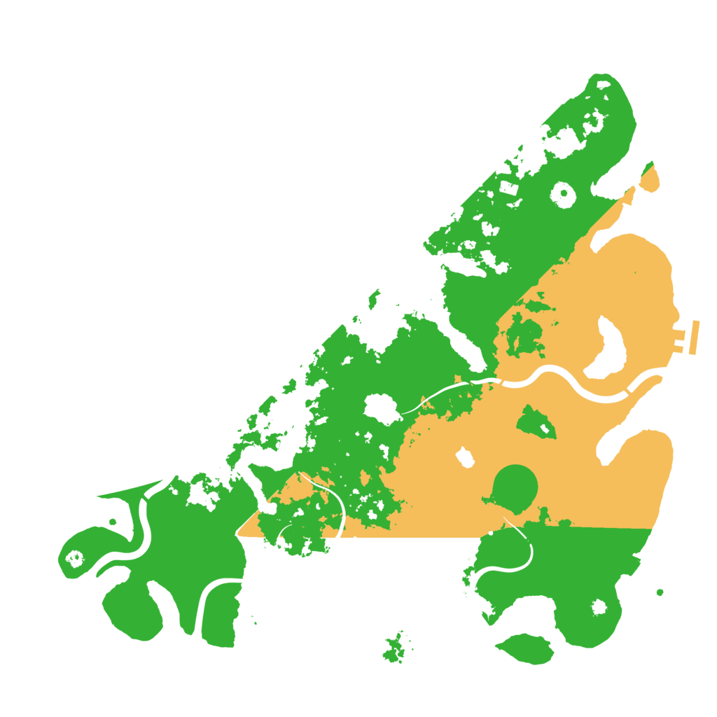Biome Rust Map: Procedural Map, Size: 4250, Seed: 262365310