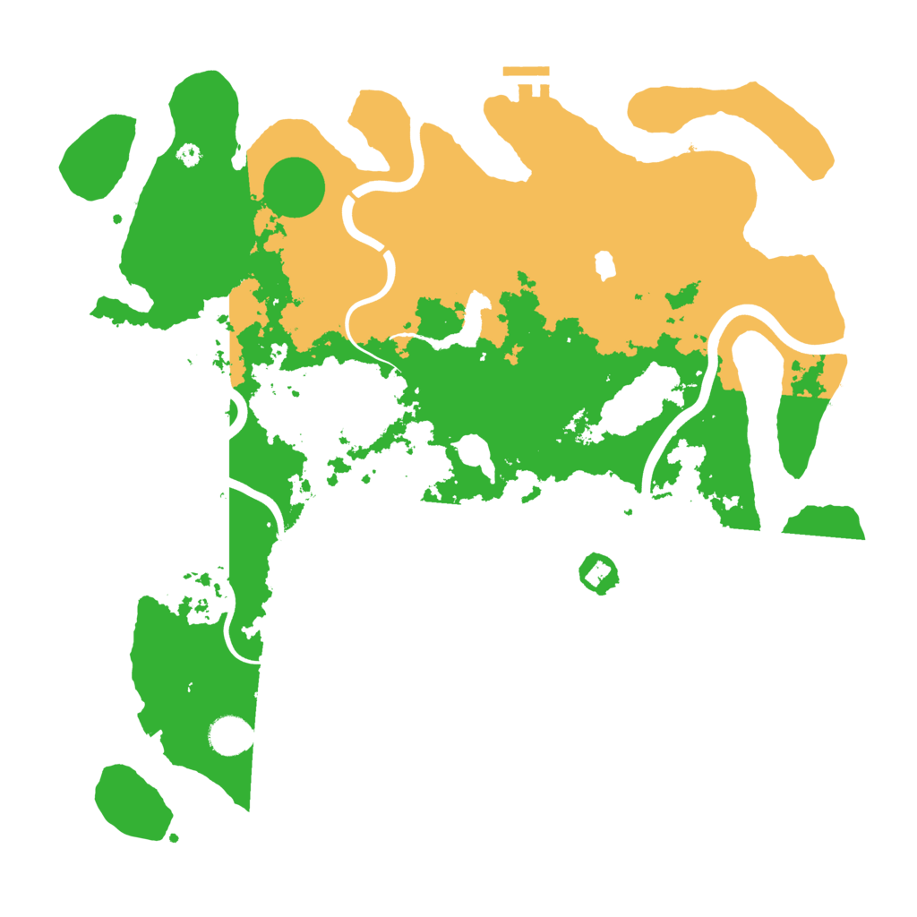 Biome Rust Map: Procedural Map, Size: 4000, Seed: 22277