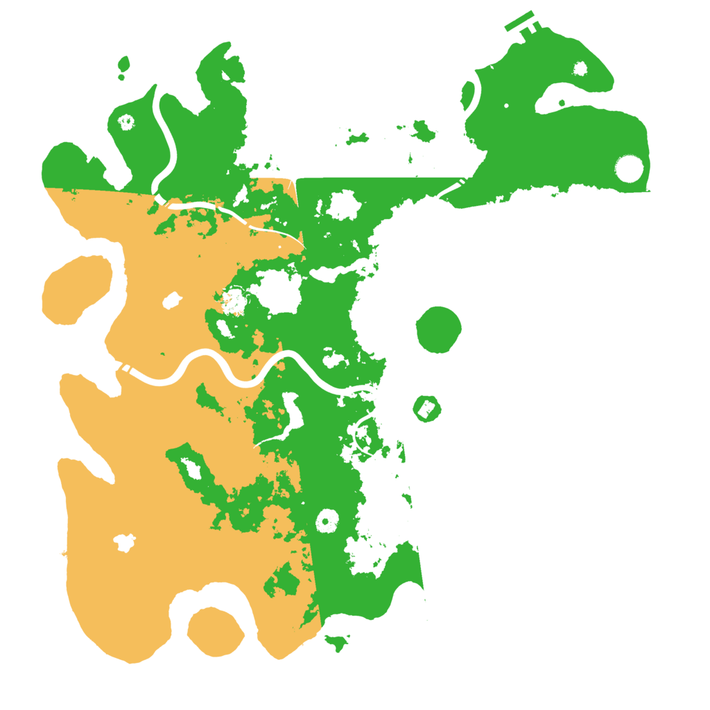 Biome Rust Map: Procedural Map, Size: 4500, Seed: 27944