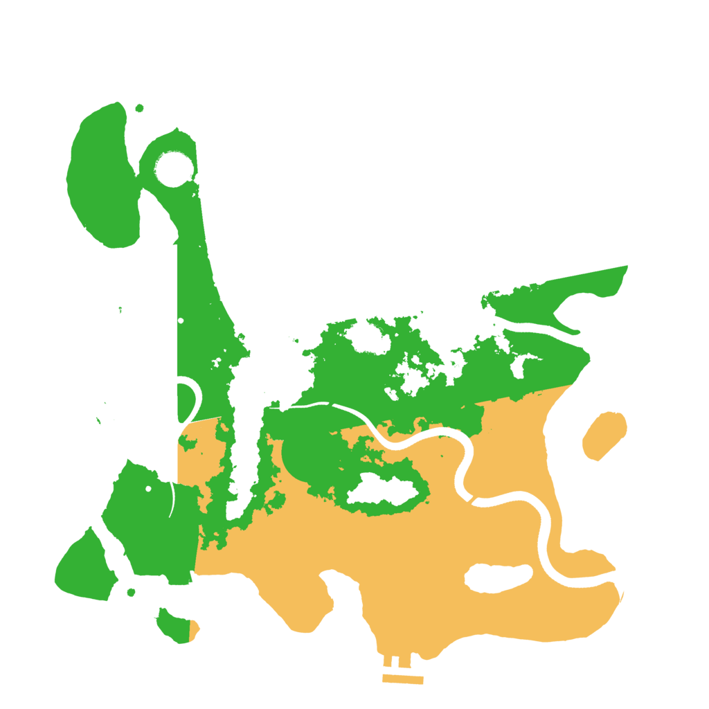 Biome Rust Map: Procedural Map, Size: 3500, Seed: 1738567226
