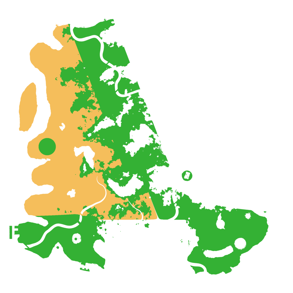 Biome Rust Map: Procedural Map, Size: 4500, Seed: 14157627