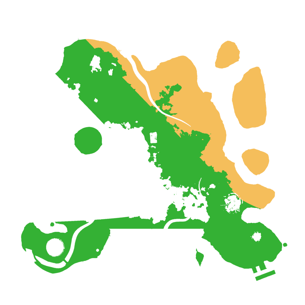 Biome Rust Map: Procedural Map, Size: 3000, Seed: 1013243424