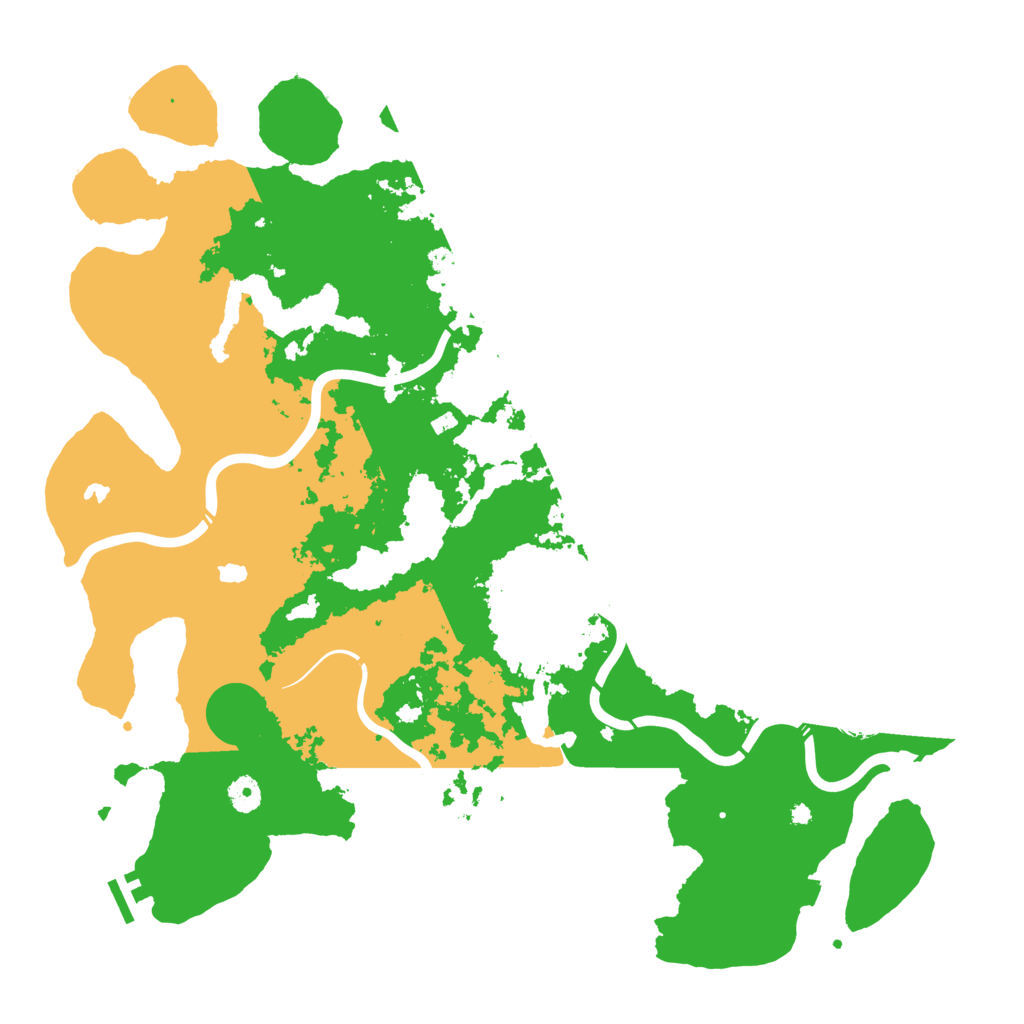 Biome Rust Map: Procedural Map, Size: 4500, Seed: 1840720440