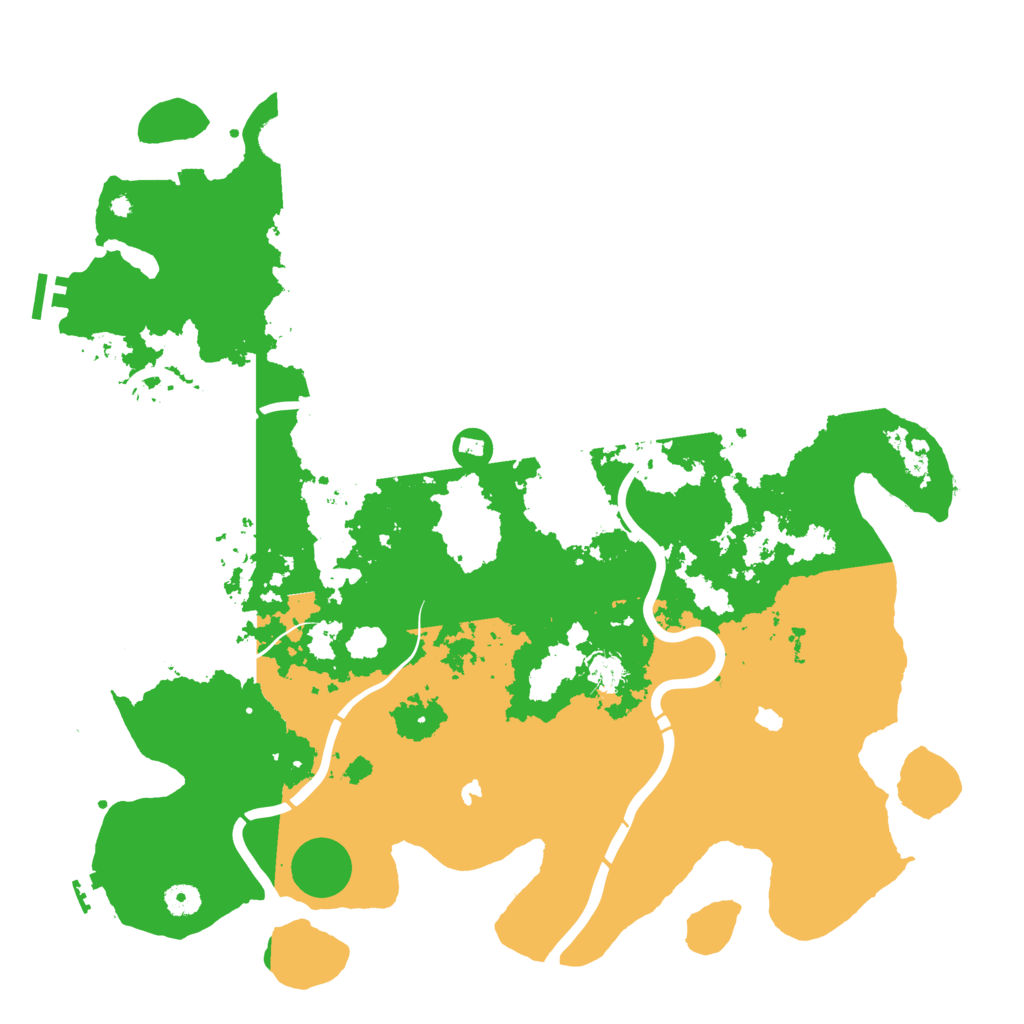 Biome Rust Map: Procedural Map, Size: 4500, Seed: 8824710