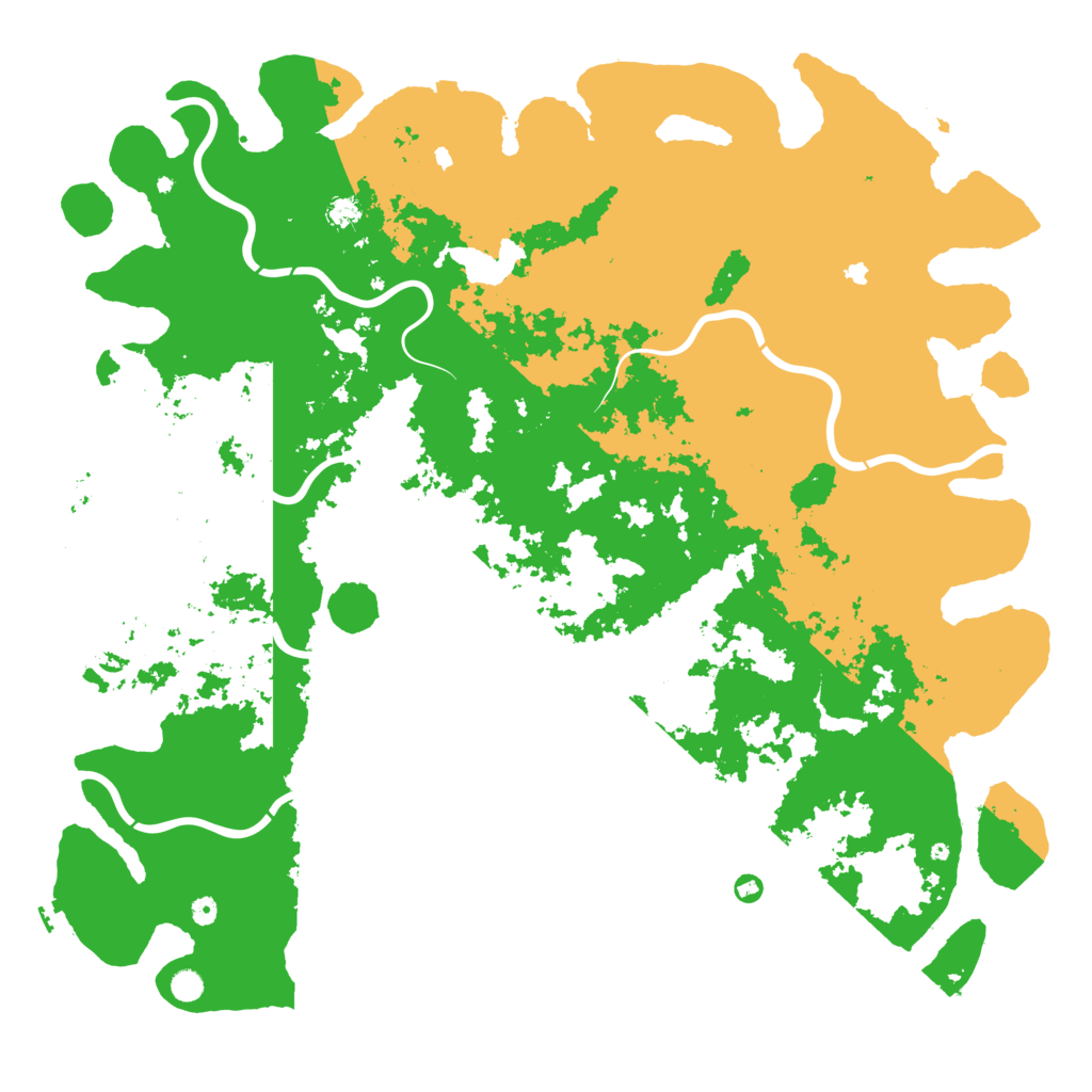 Biome Rust Map: Procedural Map, Size: 6000, Seed: 72422081