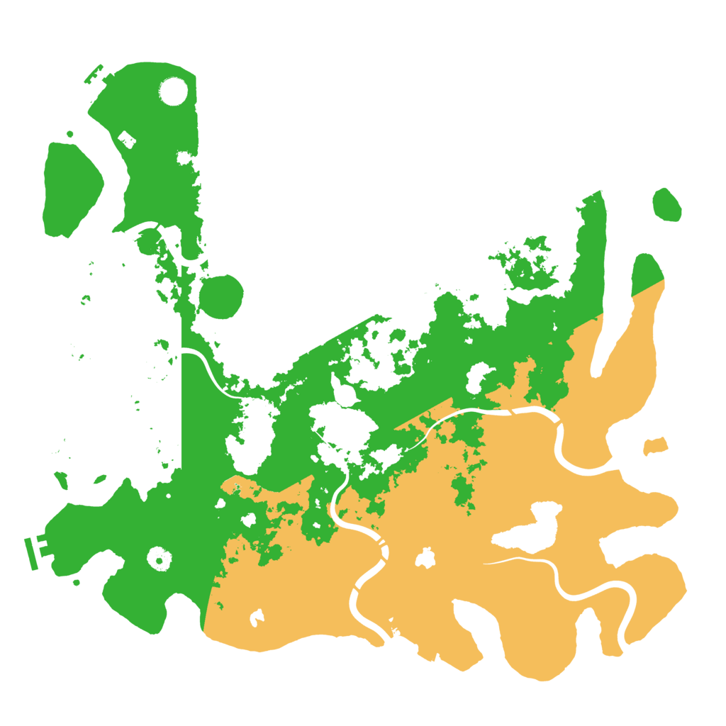 Biome Rust Map: Procedural Map, Size: 4500, Seed: 1498413198