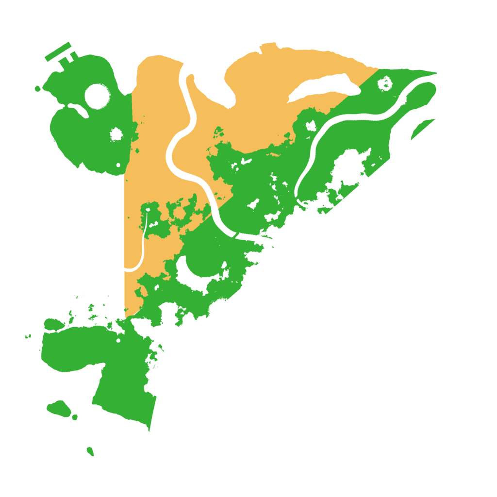 Biome Rust Map: Procedural Map, Size: 3500, Seed: 214780269