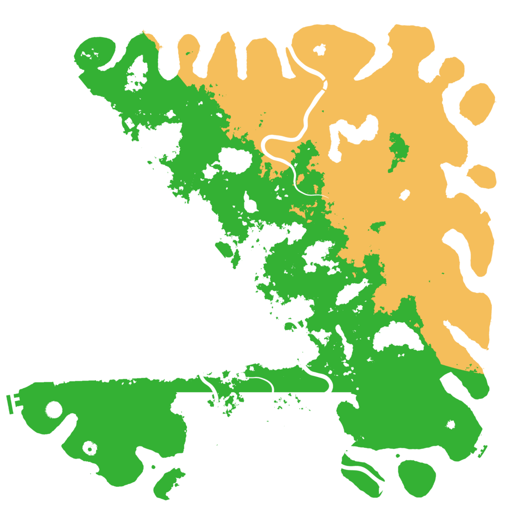 Biome Rust Map: Procedural Map, Size: 5500, Seed: 5678132