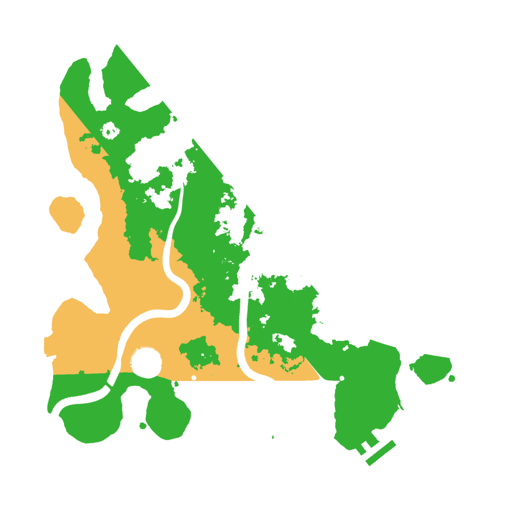 Biome Rust Map: Procedural Map, Size: 3000, Seed: 433023766