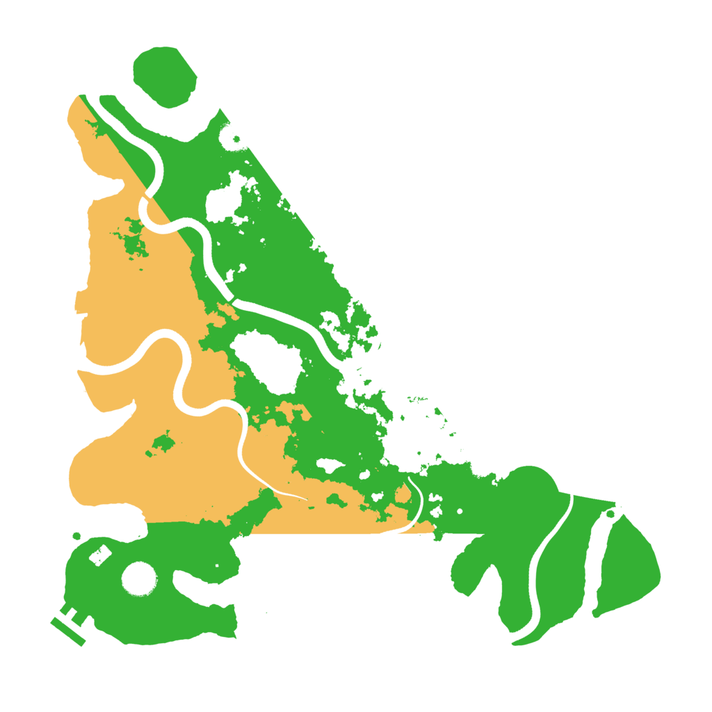 Biome Rust Map: Procedural Map, Size: 3650, Seed: 89