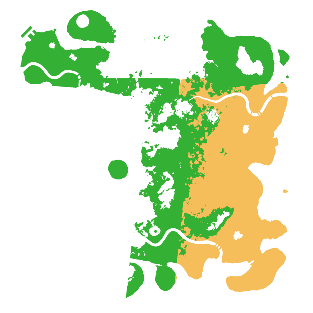 Biome Rust Map: Procedural Map, Size: 4500, Seed: 720796278