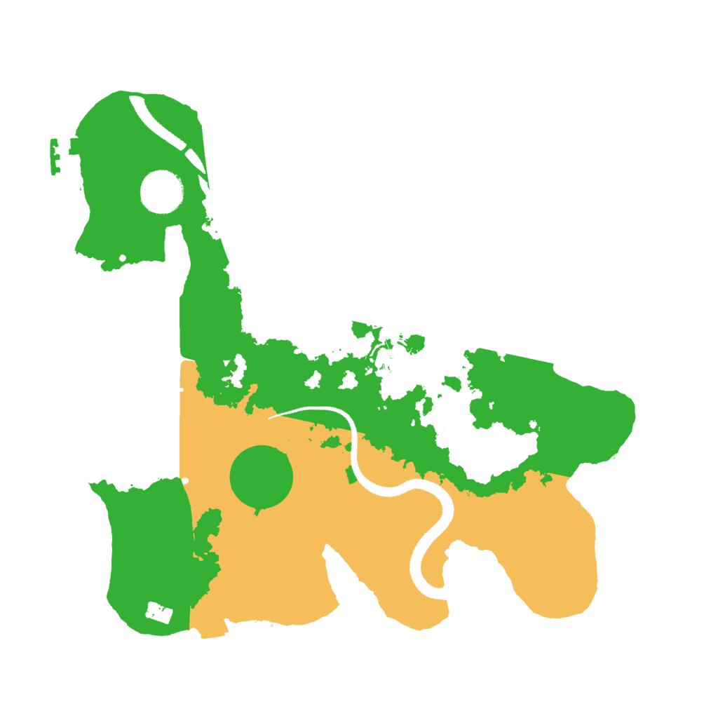 Biome Rust Map: Procedural Map, Size: 3000, Seed: 1882675581