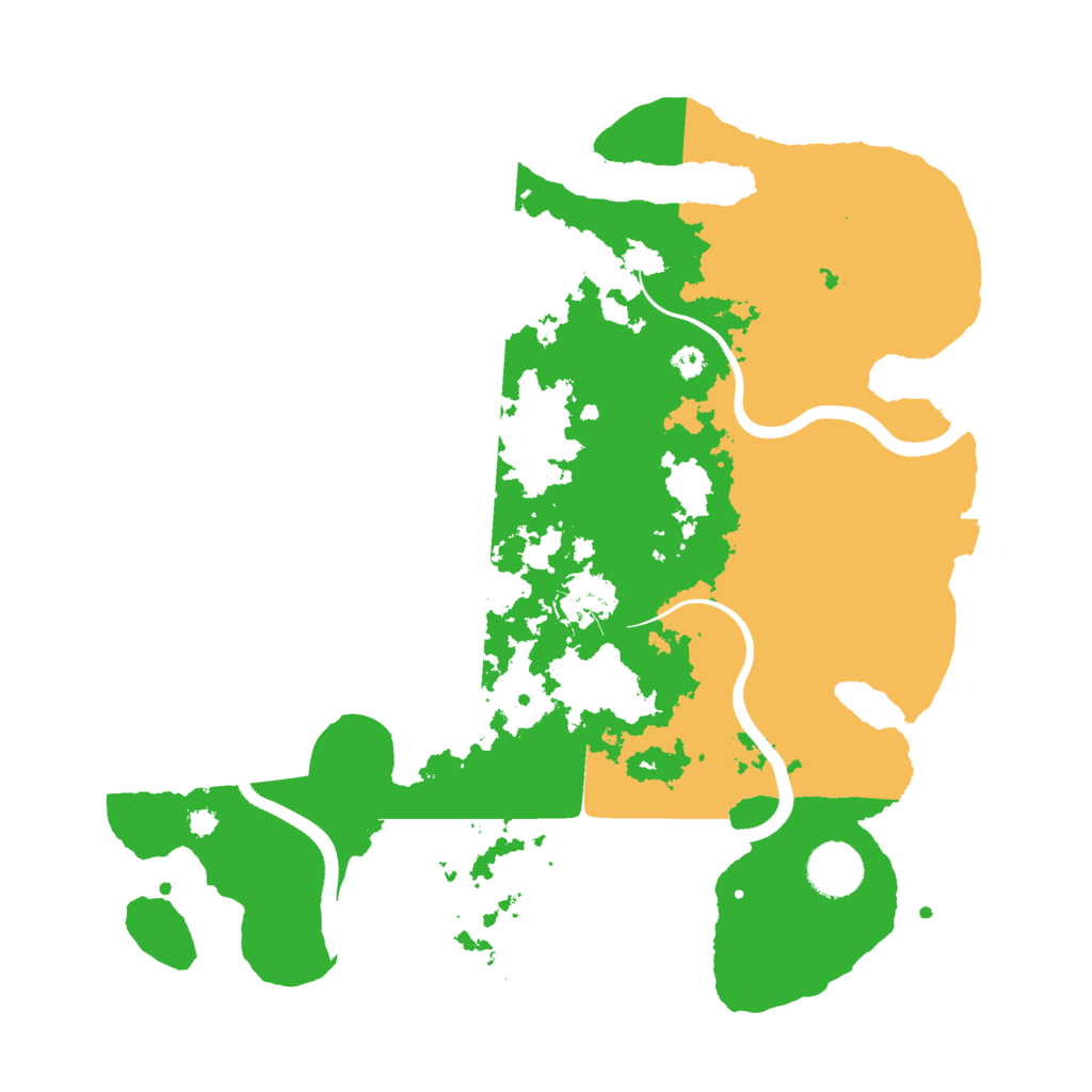 Biome Rust Map: Procedural Map, Size: 3500, Seed: 1333022581