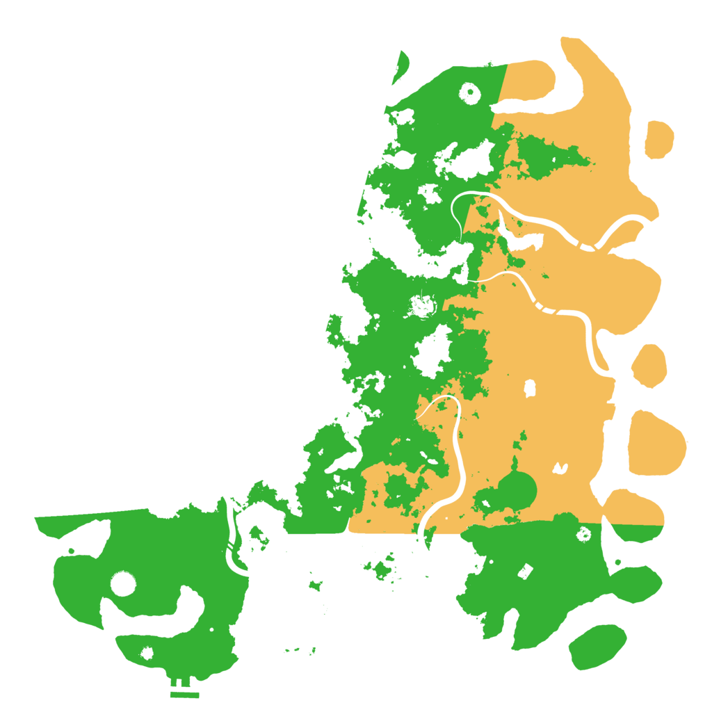 Biome Rust Map: Procedural Map, Size: 5000, Seed: 1796717296
