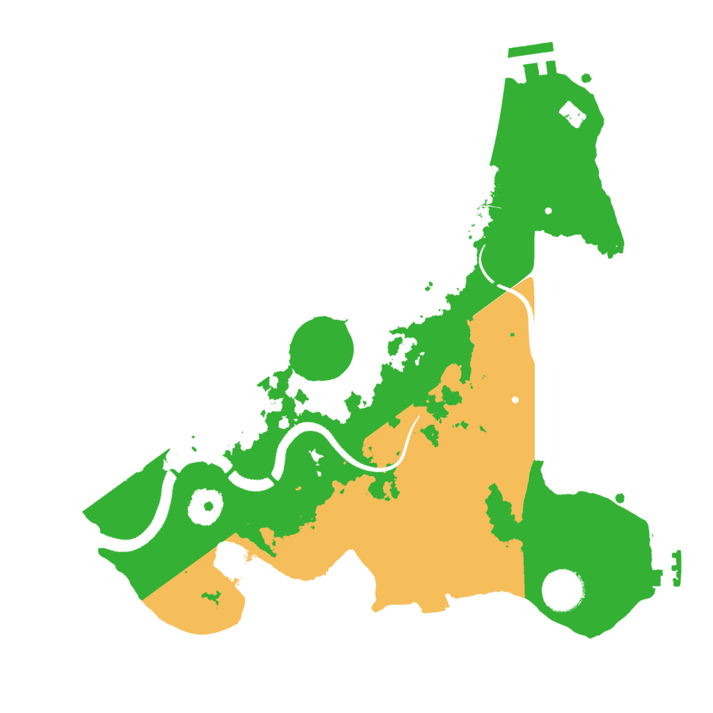 Biome Rust Map: Procedural Map, Size: 3000, Seed: 9295
